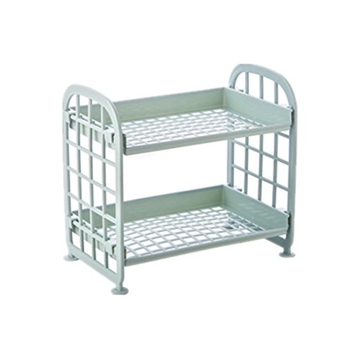 Wenyujh 2-Tier Kitchen Storage Organizer Shelves Best Countertop Organizing Shelf Stand for Utensils, Spices & More