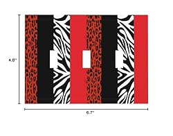 Romantic Women Girl Lady Red Black White Zebra