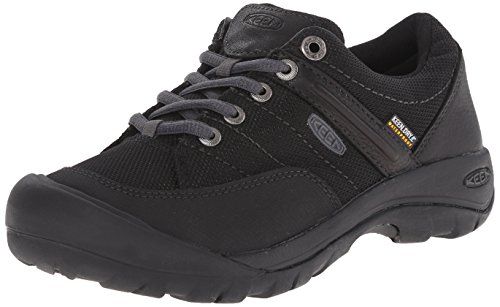KEEN Women's Presidio Sport Mesh Wp Shoe, Black, 7.5 M US