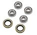 2 Club Car Front Wheel Bearings & Seal Kit 1982-2002 DS Golf Cart Gas & Elec