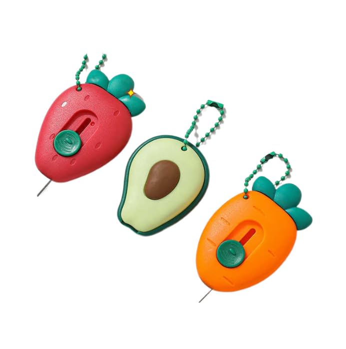 Photo 1 of ** MISSING**Feilguee 3Pcs Mini Retractable Utility Knife Box Cutter Letter Opener Portable Utility Knives Office School Stationery for Students Letter Small Box DIY Crafts