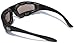 Choppers Mens Biker Padded Motorcycle Goggles Glasses - Several Lens Colors Available! (Black - Mirror Lens)