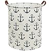 HIYAGON Canvas Storage Basket,Large Laundry Hamper with Handles-Collapsible Storage Bin for Kids Room,Nursery Hamper,Toy… 41oi8qkhKIL. SS100