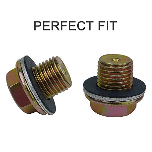 Genuine Oil Filter And Oil Drain Plug(With Gasket) For Toyota Camry Lexus, OEM Vehicle Pars For Cars With 04152-YZZA1 Oil Filter, Must Have For Oil Change