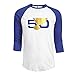 St. Louis Blues 50th Anniversary Logo Youth 3/4 Sleeve Raglan Shirt RoyalBlue X-Large