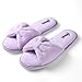 Aerusi Heart Love Women's Splash Spa Bedroom Home Thong Slipper