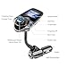 Cingk Wireless In-Car Bluetooth FM Transmitter Radio Adapter Car Kit with 1.44 Inch Display TF SD Card Slot and USB Car Charger