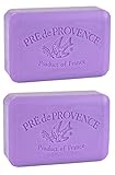 Pre de Provence Shea Butter Enriched Handmade French Soap Bar (250g) - Jasmin - 2-Pack