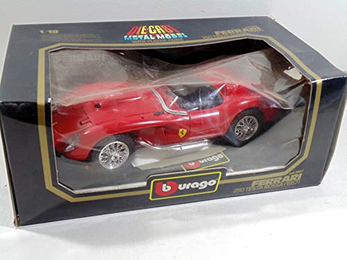 Burago Die Cast Metal Model Ferrari 250 Testa Rossa (1957) Red