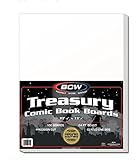 BCW Supplies - BBTB - Treasury Size Backing Boards - White - (100 Boards)