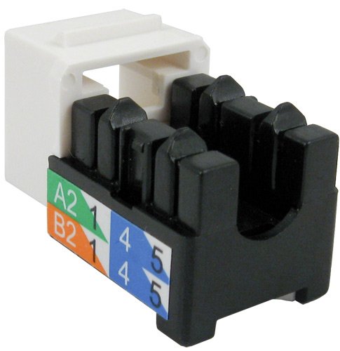 Cat6 Data Grade Ethernet Jack T568B Category 6 TeleDirect