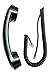 ineedITparts Replacement Handset with 9ft Curly Cord Compatible with Avaya 1403, 1408, 1416, 1603 IP, 1603SW IP, 1608 IP, 1616 Series IP Phones (Black)