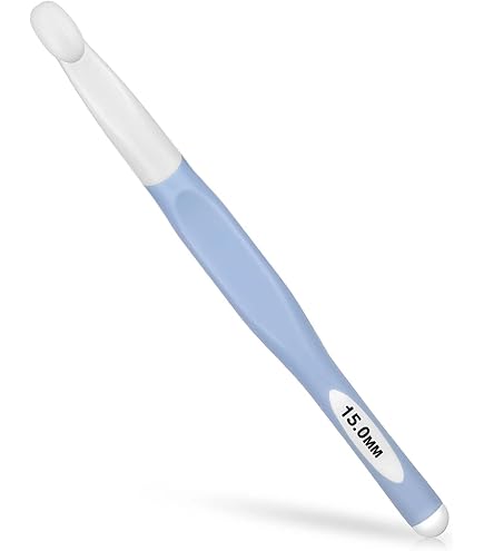 Mdoker Gancho De Ganchillo Tamaño J/10 (0.236 Pulgadas), Ganchos De Ganchillo Extra Largos Para Manos Artríticas, Mango Ergonómico Suave Para Principiantes Y Amantes Del Ganchillo Experimentados