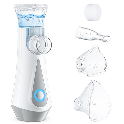 JOSSIS Ultra Quiet Inhaler for Adults, Children, Particle Size 1-5µm, Adjustable Spray, Rechargeable Inhaler