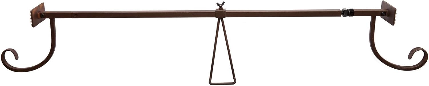 Wreath Hangers - BrylaneHome Garland Door Hanger Christmas Decoration, Brown