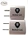 BigKat LLC, USB Wall Charger Single Port (5V-1Amp) Portable Charger Plug - iPhone 7 / 6 / 5 / 4 (2 PACK)