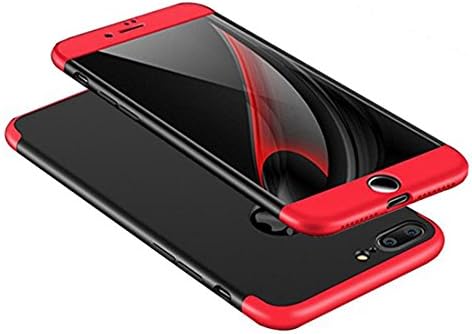 ZJZKJ iPhone 7 Plus Case, Shockproof Thin Hard Case Cover For iPhone 7 Plus 5.5 Inch (Red+Black)