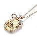 Brilla Swarovski Elements Crystal Fashion Necklace Pendants Jewelry for Women (Butterfly/Heart Of The Ocean/Wishing Trees/Lucky Trefoil) (Magi-Yellow)