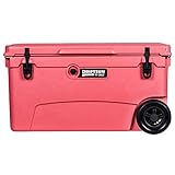 Driftsun 70-Quart Wheeled Ice Chest, Heavy Duty, High Performance Roto-Molded Commercial Grade Insulated Rolling Cooler
