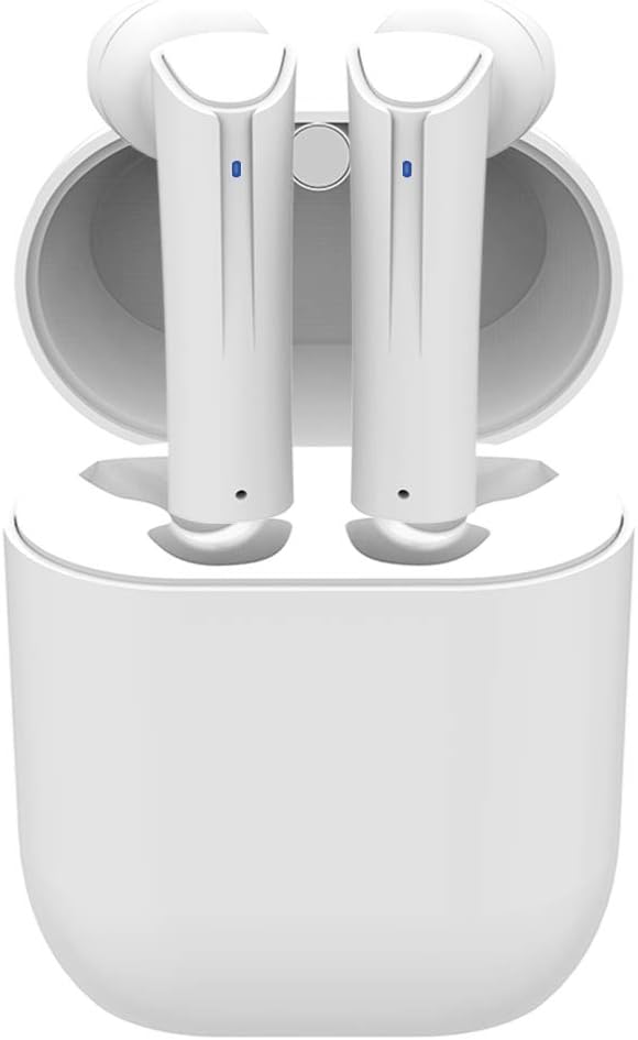 Bluetooth 5.0 Wireless Earbuds, Cshidworld True Wireless Stereo Headphones with 35Hrs Playback, Hi-fi Sound Bluetooth Headset with Charging Case, One-Step Pairing