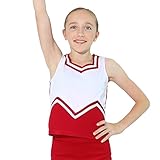 Danzcue Girls M Sweetheart Cheerleaders Uniform Shell Top