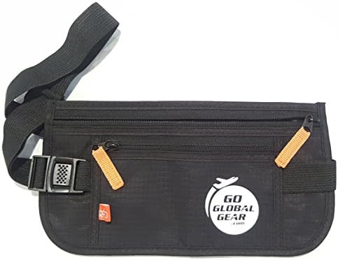 Travel Wallet Money Belt Passport Holder in RFID theft protective material