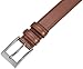 Marino’s Men Genuine Leather Dress Belt with Single Prong Buckle - Tan - 38