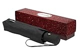 Kolumbo Travel Umbrella - Proven Windproof Tested 55MPH - Sturdy, Durability Tested 5000 Times - Compact, UltraSlim Windmaster Umbrellas, Auto Open/Close - Gift Box