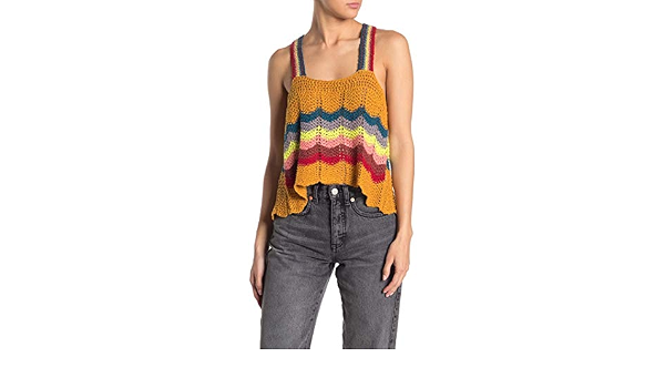 Free People, Winding Road Tank, Yellow 