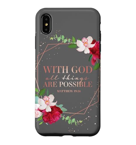 Christian Bible Verse Phone Cases Women Religious Gifts Mom Case for iPhone XS…
