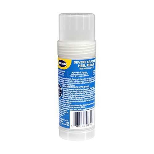 DR. SCHOLL’S SEVERE CRACKED HEEL REPAIR RESTORING BALM 2.5OZ, WITH 25% UREA FOR DRY, CRACKED FEET, HEALS AND MOISTURIZES FOR HEALTHY FEET
