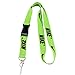 Lanyard Keychain Holder Keychain Key Chain Black Lanyard Clip with Webbing Strap (Green)