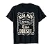Mens Real Men Smell Diesel Mechanic Funny Farmer Trucker T Shirt