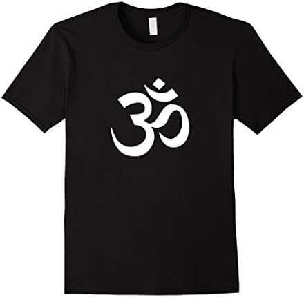 Mens Yoga, Aum, Om, Ohm, India Symbol Gym Gift Apparel T-Shirt XL Black