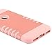 iPhone 8 Case, iPhone 7 Case, LONTECT 3-piece Shock Absorbing Hybrid Defender Armor High Impact Resist Case Cover for Apple iPhone 8 iPhone 7 - Rose Gold
