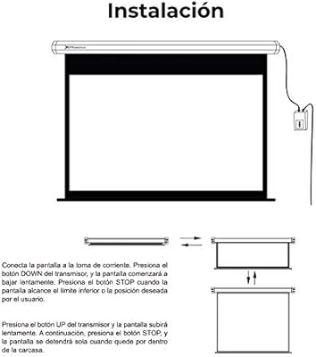 Phoenix Technologies Pantalla proyector electricas (2 x 2m ...