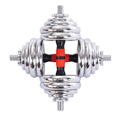 HADSHAAE-A-Pair-of-66-LB-Adjustable-Dumbbell-Combination-Set-Home-Fitness-Dumbbell-Combination-Dumbbell-Barbell-for-Men-and-Women-Gym-Work-Out-with-Connector-Options