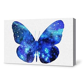 Wall26-Canvas Wall Art-Beautiful Butterfly-Giclee Painting Wall Art for...