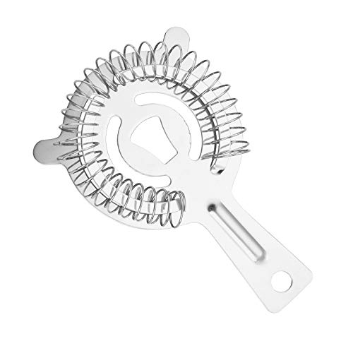 Markcur Multifunktions Eisfilter Barsieb aus Edelstahl für Barkeeper Bar KTV Weinglas Cocktailshaker Strainer