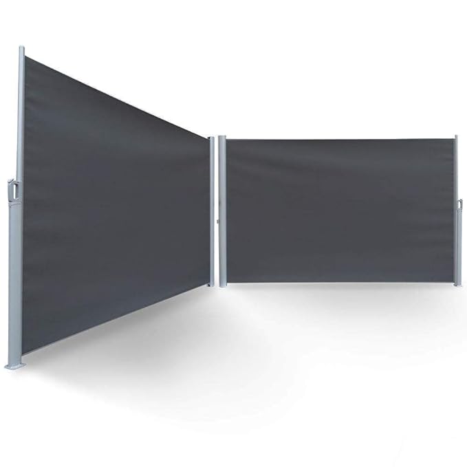 Patio Lawn Garden Soges 63 H Retractable Side Awning Folding