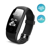 Ikeepi Fitness Tracker with Heart Rate Monitor Multi Sport Modes Activity Tracker with Sleep Monitor IP67 Waterproof Pedometer for Android/IOS Smartphone