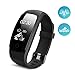 Ikeepi Fitness Tracker with Heart Rate Monitor Multi Sport Modes Activity Tracker with Sleep Monitor IP67 Waterproof Pedometer for Android/IOS Smartphone