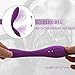 G-Spot Vibrators, Xocity, Clitoral Nipple Anal Vagina Vibrator with 10 Vibrations 10M Remote Control, Adult Sex Toys with Dual Motors for Women Men Male Female Couples Play, Purplethumb 2