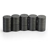 MagStrength 50 Piece Round Ceramic Disc Magnets for Bottle Cap Magnets, Arts and Crafts and Science Projects