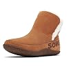 Sorel-Womens-Nakiska-Bootie-House-Slippers-with-Suede-and-Faux-Fur-Lining