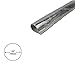 JCP USA Slip-Over, Cool Sleeves, Aluminum Metallic Heat Shield Sleeve Fiberglass Insulated Wire Hose Cover (Sewn-Seam 18mm, 11/16” Aprox. I.D., 6 Foot)