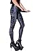RedExtend Women's Fashion Street Beat Legs Tight Stretch Nightclubs Leggings,Newspaper,One Size