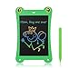 NEWYES 8.5 Inch Colorful Frog-pad Doodle Pad Drawing Board LCD Writing Tablet for Kids and Adults (Green)