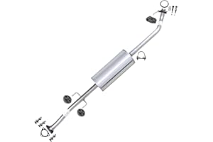 Exhaust Resonator Pipe Compatible for 2007-2009 Honda CR-V 2.4L | Stainless Steel | Northeastern Exhaust | Free Gaskets, Clamp, Hangers, and Bolt Kits Included