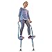 Geospace Adjustable Walkaroo Steel Wee Balance Stilts for Kids - Indoor/Outdoor Play, Exercise, Steel Stilts for Kids- Up to 120 lbs, Height Adjustable Walking Stilts, Kids Stilts -Blue